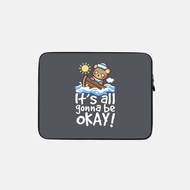 It's All Gonna Be Okay-None-Zippered-Laptop Sleeve-NemiMakeit