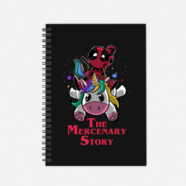 The Mercenary Story-None-Dot Grid-Notebook-zascanauta