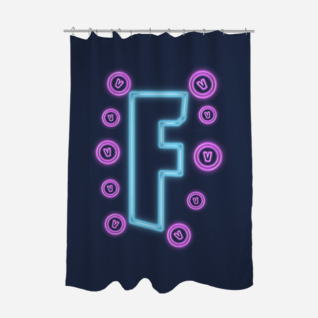 Neon F-None-Polyester-Shower Curtain-nickzzarto