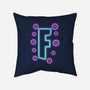 Neon F-None-Removable Cover-Throw Pillow-nickzzarto