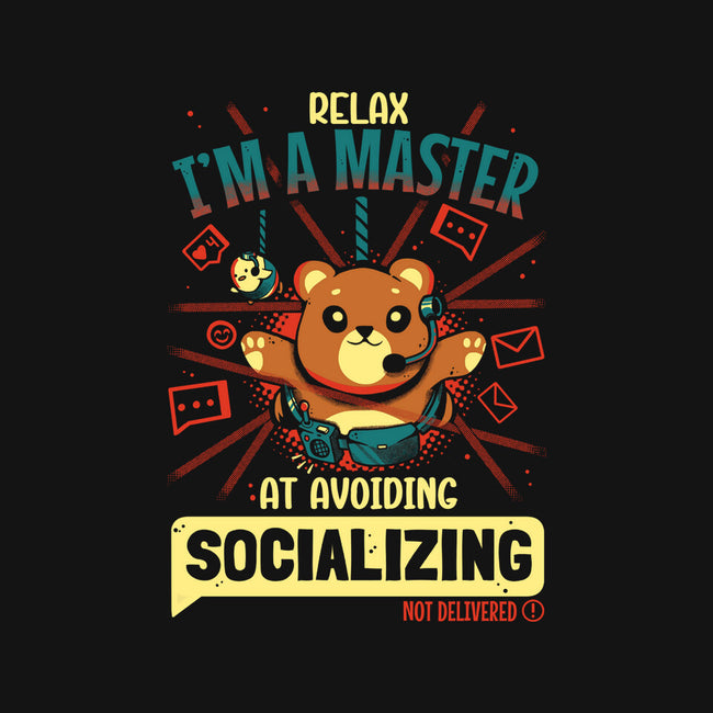 Avoiding Socializing-None-Glossy-Sticker-Heyra Vieira