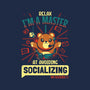 Avoiding Socializing-None-Glossy-Sticker-Heyra Vieira