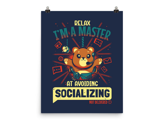 Avoiding Socializing