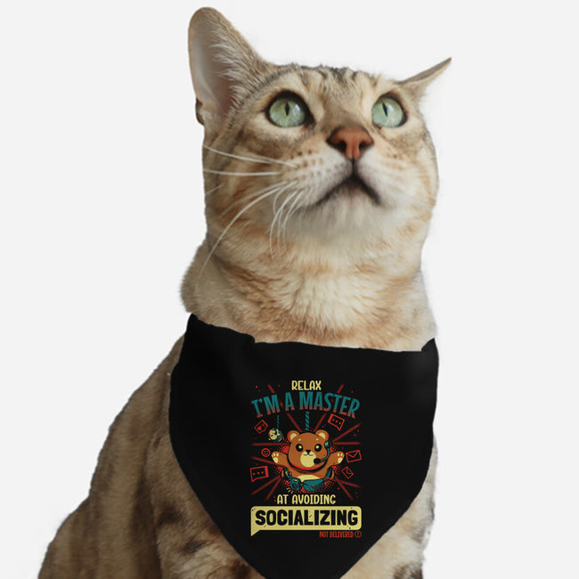 Avoiding Socializing-Cat-Adjustable-Pet Collar-Heyra Vieira
