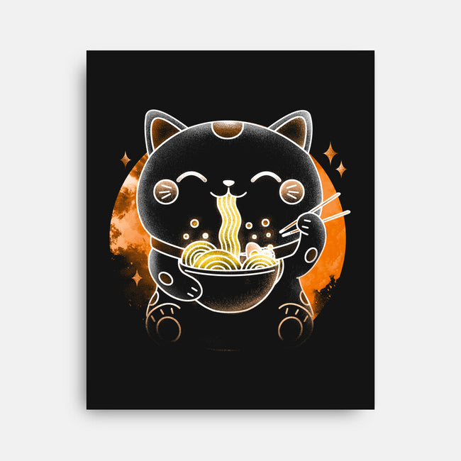 Soul Of The Ramen Cat-None-Stretched-Canvas-Donnie