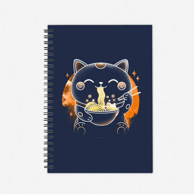Soul Of The Ramen Cat-None-Dot Grid-Notebook-Donnie