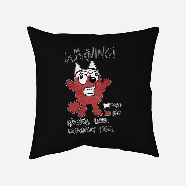 Muffin’s Badness Level-None-Removable Cover-Throw Pillow-Alexhefe