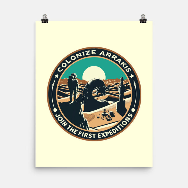 Colonize Arrakis-None-Matte-Poster-Dylon_G