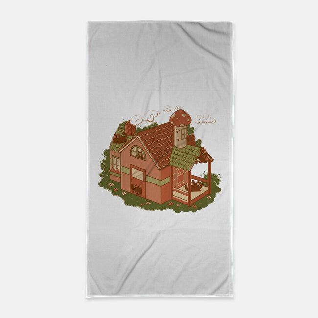 Cottage Kittens-None-Beach-Towel-tobefonseca