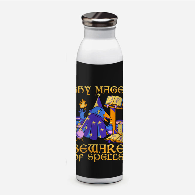 Shy Mage-None-Water Bottle-Drinkware-FunkVampire