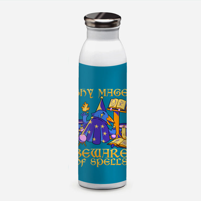 Shy Mage-None-Water Bottle-Drinkware-FunkVampire
