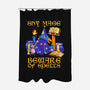 Shy Mage-None-Polyester-Shower Curtain-FunkVampire
