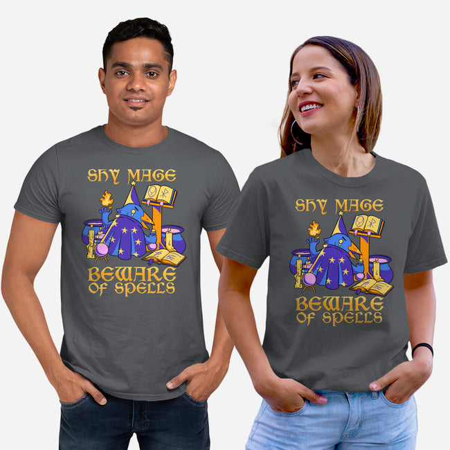 Shy Mage-Unisex-Basic-Tee-FunkVampire