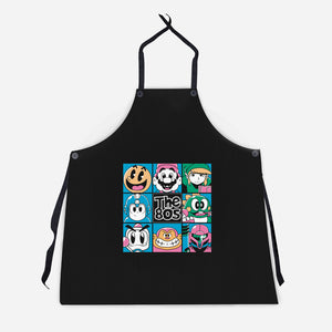 The 80s Games-Unisex-Kitchen-Apron-Planet of Tees