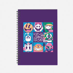 The 80s Games-None-Dot Grid-Notebook-Planet of Tees