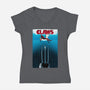 CLAWS-Womens-V-Neck-Tee-Fran
