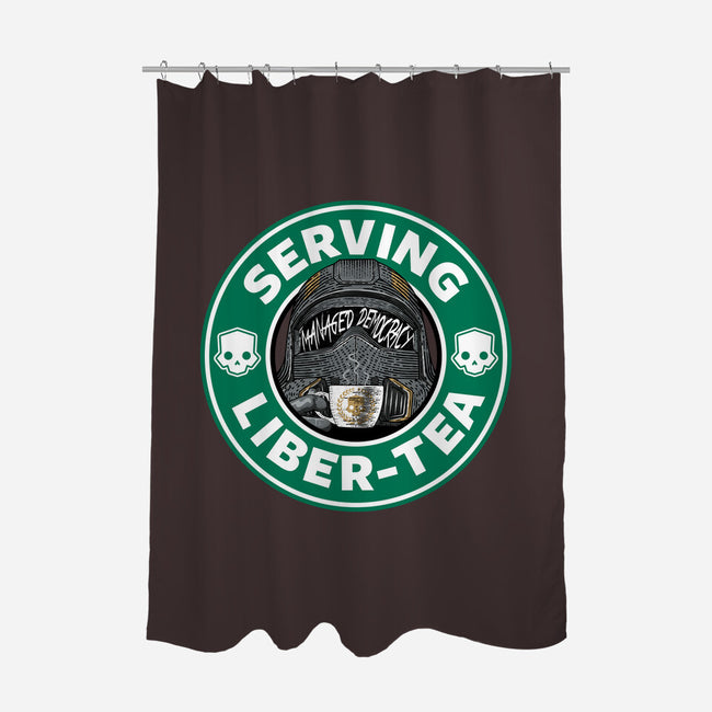 Serving Democracy-None-Polyester-Shower Curtain-rocketman_art