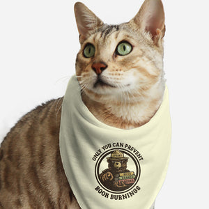 Only You Can Prevent Book Burnings-Cat-Bandana-Pet Collar-kg07