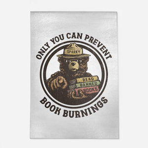 Only You Can Prevent Book Burnings-None-Outdoor-Rug-kg07