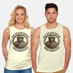 Only You Can Prevent Book Burnings-Unisex-Basic-Tank-kg07