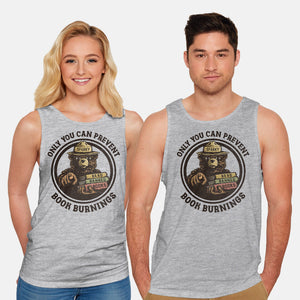 Only You Can Prevent Book Burnings-Unisex-Basic-Tank-kg07