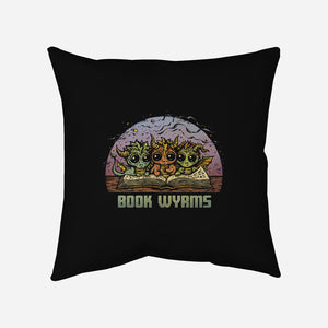 Book Wyrms-None-Non-Removable Cover w Insert-Throw Pillow-kg07