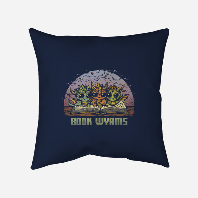 Book Wyrms-None-Removable Cover-Throw Pillow-kg07