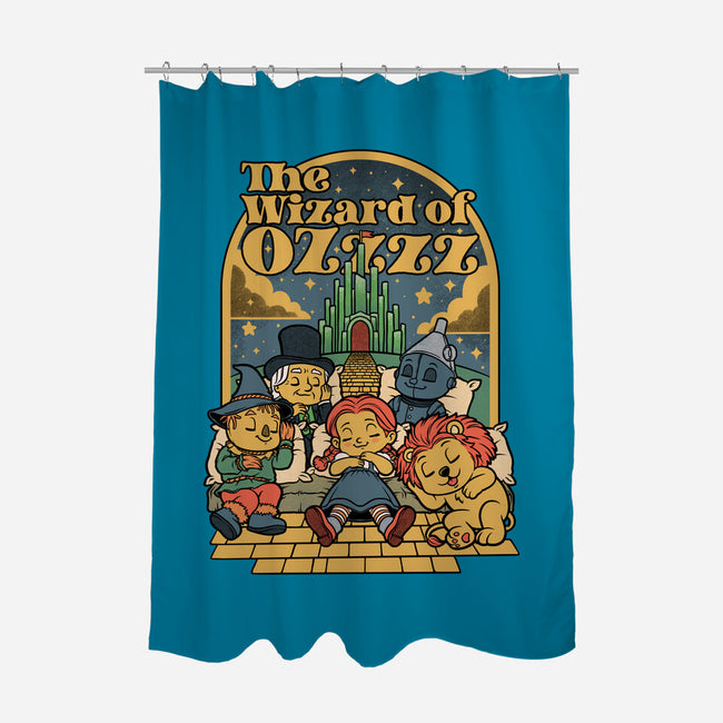 The Wizard Of Sleep-None-Polyester-Shower Curtain-Studio Mootant