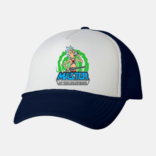 Master Of The Multiverse-Unisex-Trucker-Hat-Planet of Tees