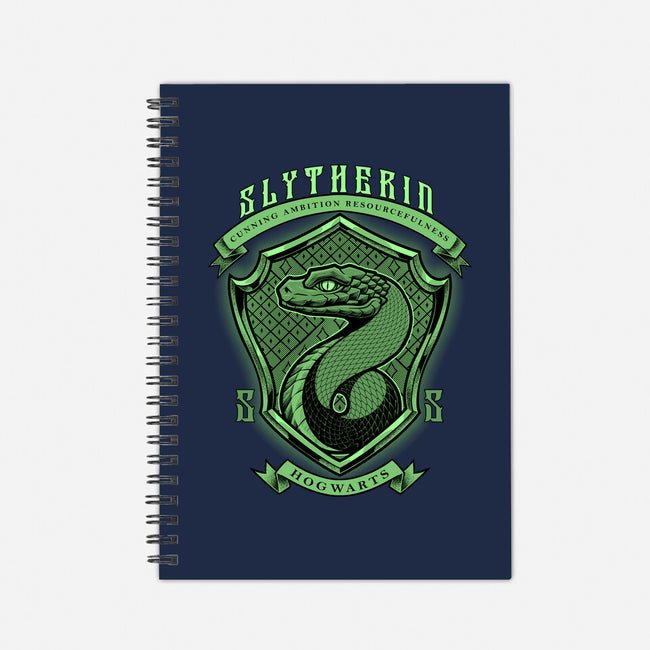 Green Snake Emblem-None-Dot Grid-Notebook-Astrobot Invention