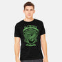 Green Snake Emblem-Mens-Heavyweight-Tee-Astrobot Invention