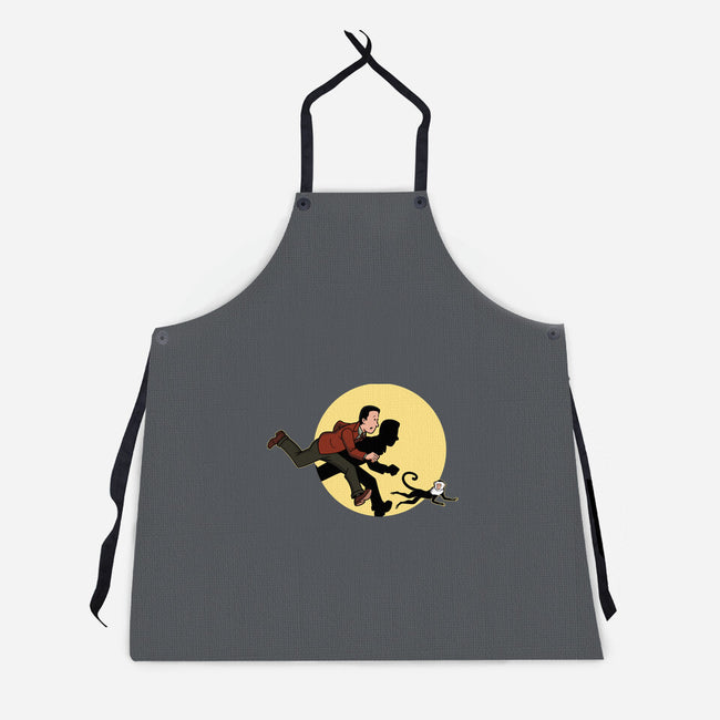 The Adventures Of Ross And Marcel-Unisex-Kitchen-Apron-jasesa