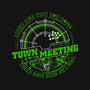 Aliens Town Meeting-None-Stretched-Canvas-rocketman_art