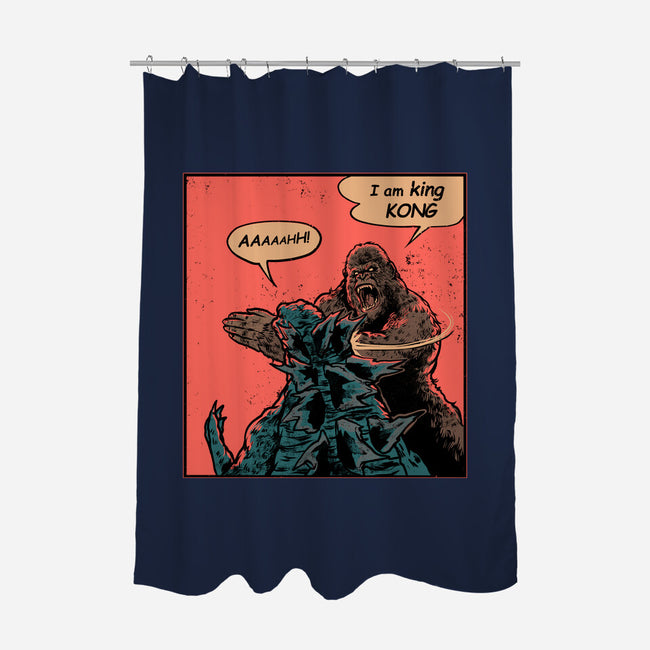 King Of Skull Island-None-Polyester-Shower Curtain-Gleydson Barboza