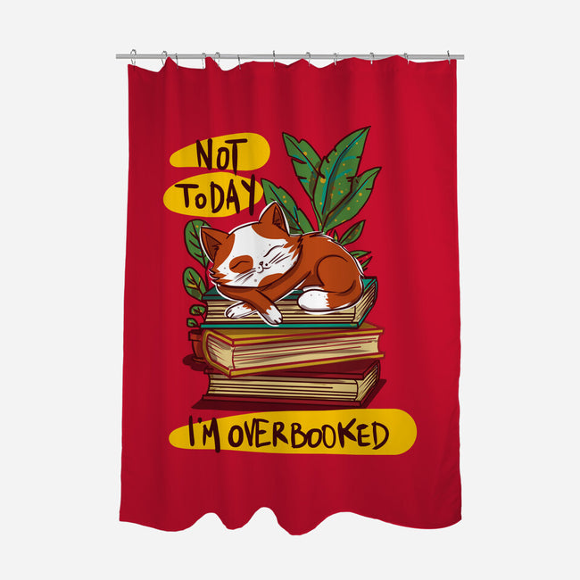 Overbooked-None-Polyester-Shower Curtain-kharmazero