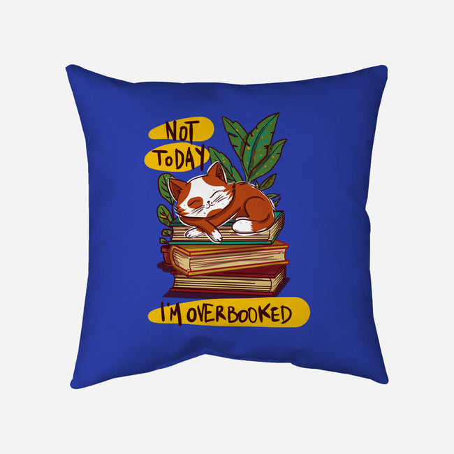 Overbooked-None-Removable Cover-Throw Pillow-kharmazero
