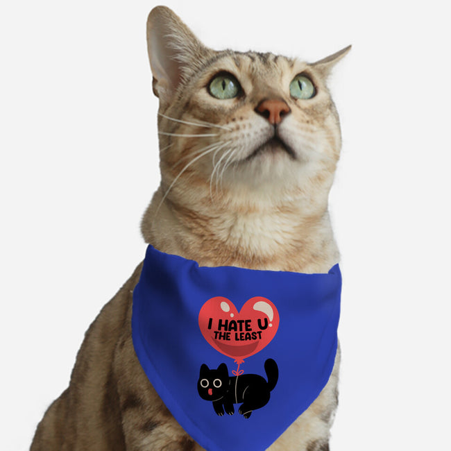 I Hate U The Least-Cat-Adjustable-Pet Collar-tobefonseca