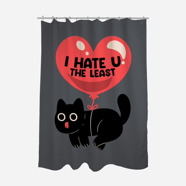 I Hate U The Least-None-Polyester-Shower Curtain-tobefonseca