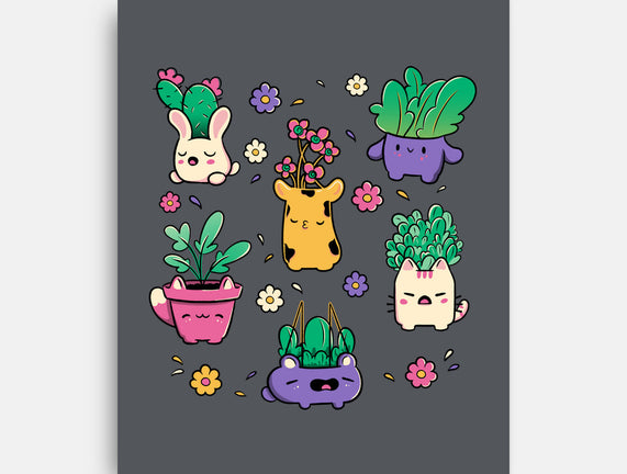 Happy Plants Kawaii