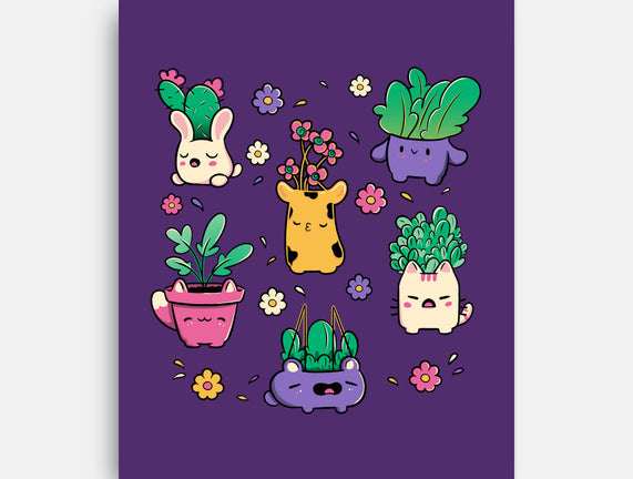 Happy Plants Kawaii