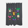 Happy Plants Kawaii-None-Polyester-Shower Curtain-tobefonseca