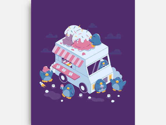 Frozen Truck Kawaii Penguins