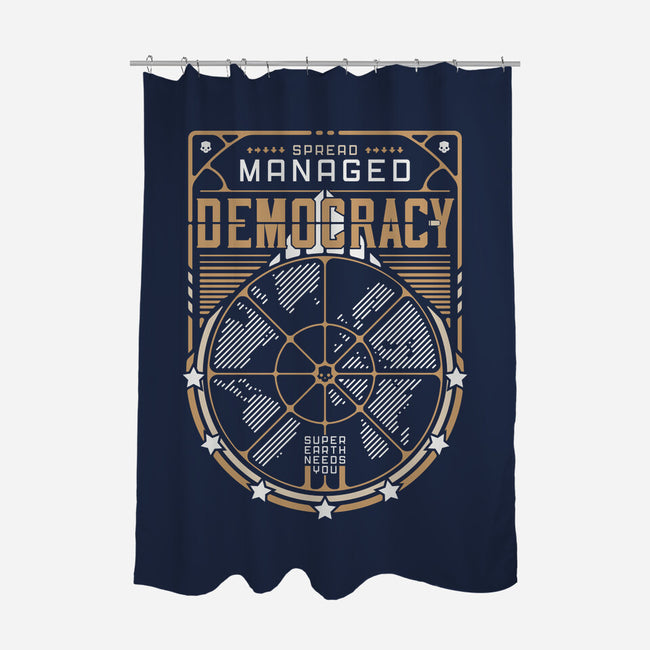 Democracy-None-Polyester-Shower Curtain-BadBox