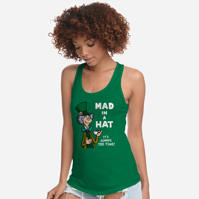 Mad In A Hat-Womens-Racerback-Tank-Raffiti