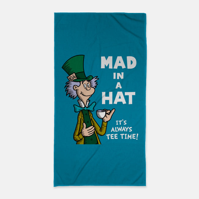 Mad In A Hat-None-Beach-Towel-Raffiti