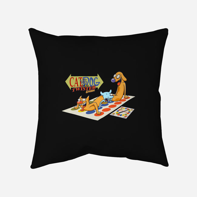 Twister-None-Removable Cover-Throw Pillow-Xentee