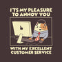 Customer Service-Unisex-Zip-Up-Sweatshirt-Xentee