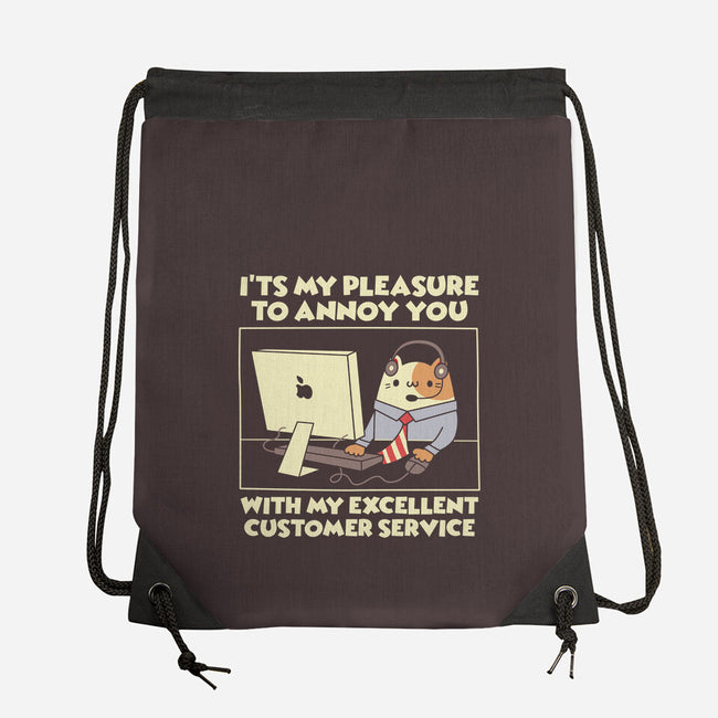 Customer Service-None-Drawstring-Bag-Xentee