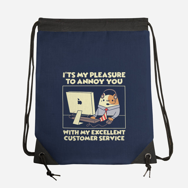 Customer Service-None-Drawstring-Bag-Xentee
