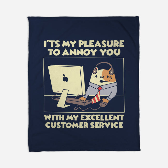 Customer Service-None-Fleece-Blanket-Xentee